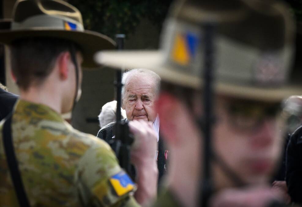 Eaglehawk Anzac Day morning service. Pictures by Darren Howe 