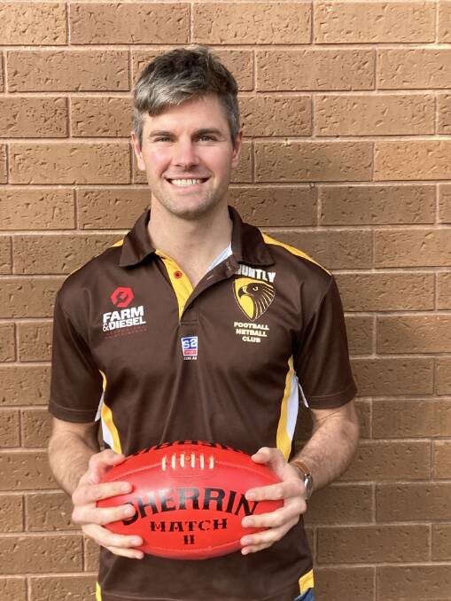 First time senior coach Hamish Morcom will lead Huntly for the 2024 HDFNL campaign. 