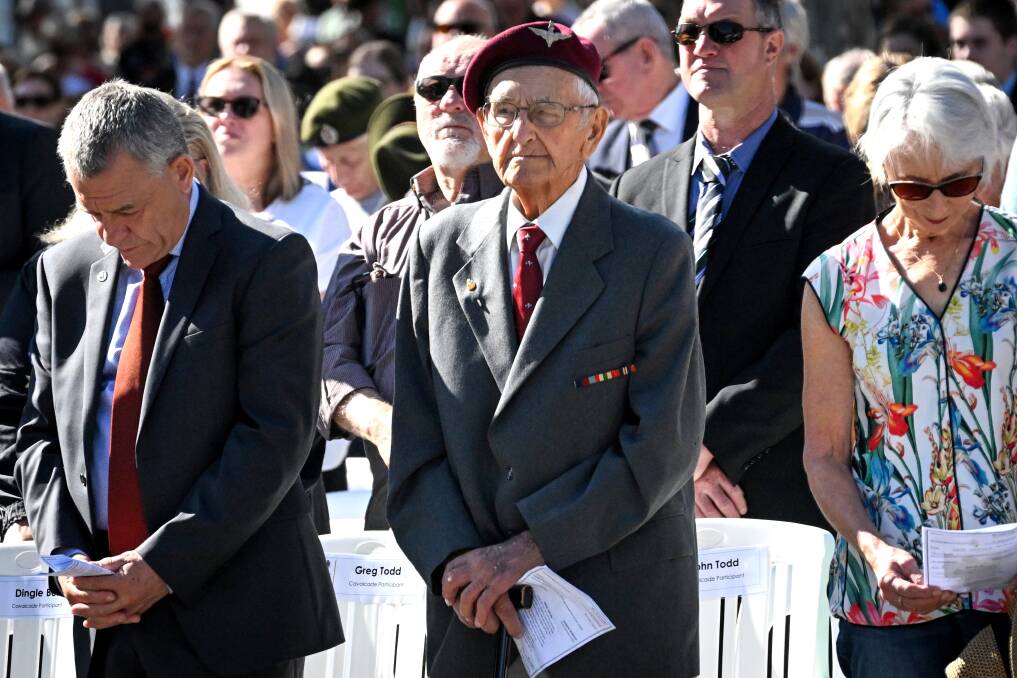 ANZAC Day ceremony at the Soldier's Institute in Pall Mall in 2023. Picture by Darren Howe