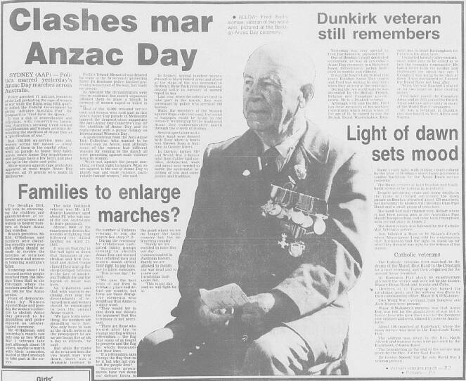 See how the Advertiser has reported on ANZAC Day in years past. 