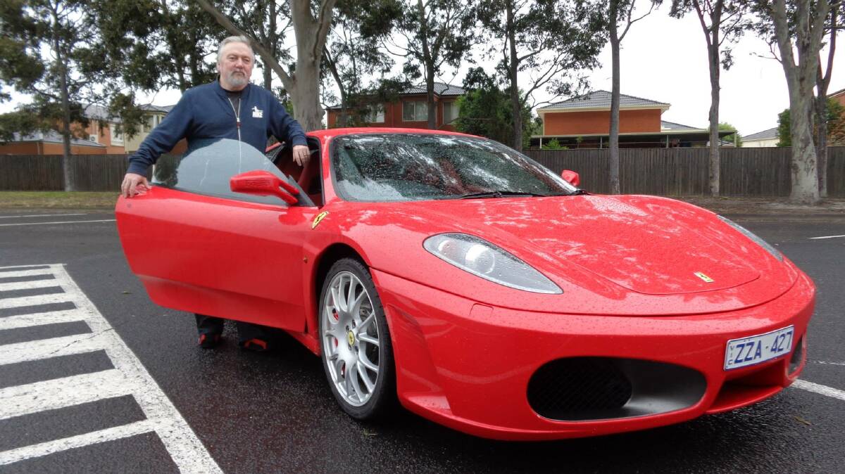 A drive in a Ferrari F430 was a sublime experience. Picture: CONTRIBUTED