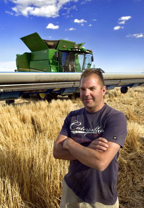 Streatham's Scott Blurton will share his no-till journey with guests at the Victorian No-Till Farmers Association conference. Picture: DAVID FLETCHER 