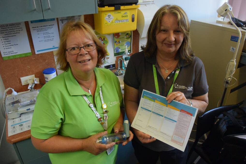 Bendigo Community Health Services respiratory nurses Jan Moore and Chris Elliott say taking asthma seriously could help prevent tragedies like those seen in Melbourne last week.