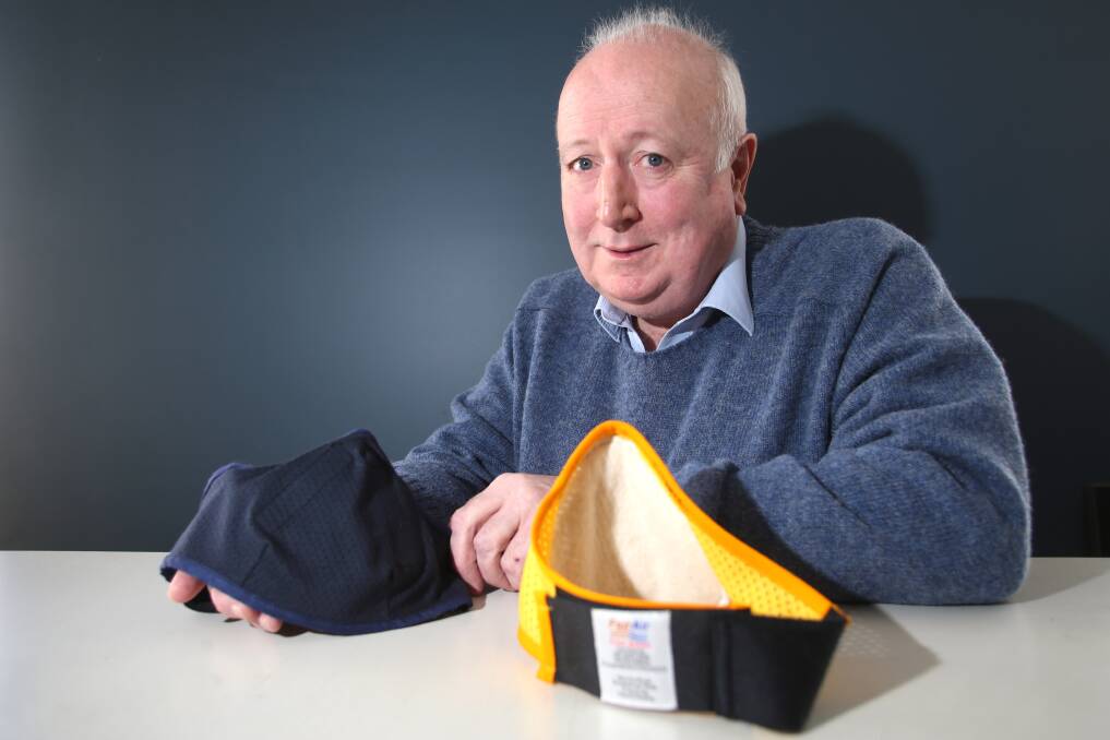 Mike Taylor says winning the 2011 Bendigo Inventor Awards was instrumental in getting his Fair Air filtration mask to market. Picture: GLENN DANIELS