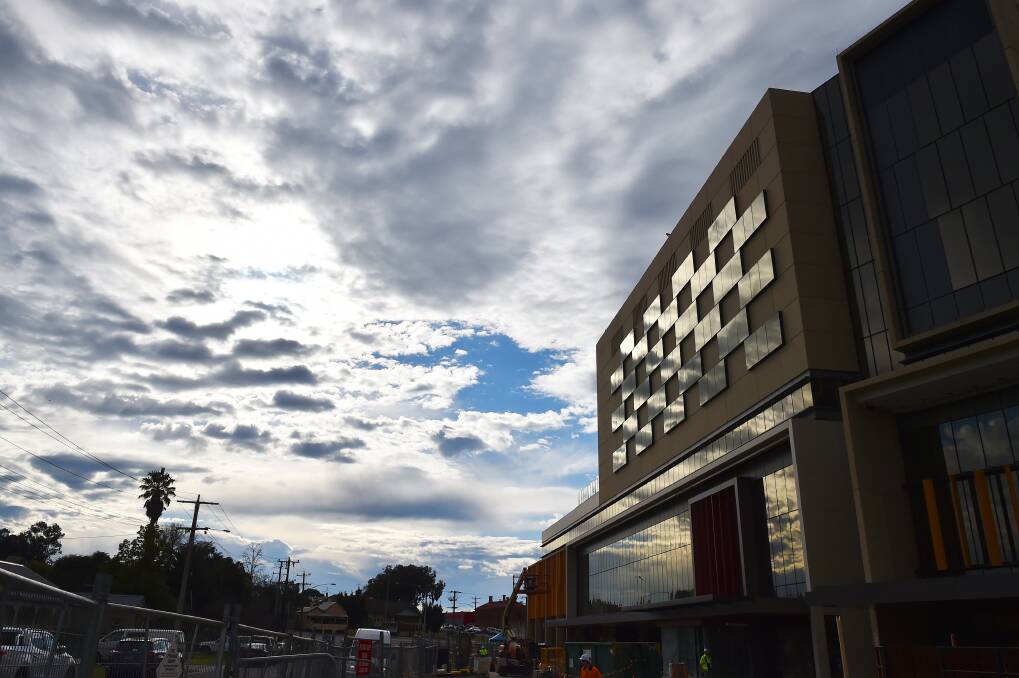 A transition from jobs in manufacturing and construction to healthcare following the opening of the new Bendigo hospital could drive up overall unemployment. Picture: NONI HYETT