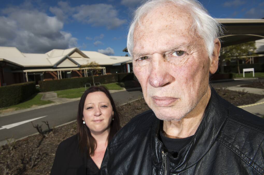 Tahnee Grattan's father Kevin Grattan was given the wrong medication on three separate occasions at the Joan Pinder Nursing Home. Picture: DARREN HOWE
