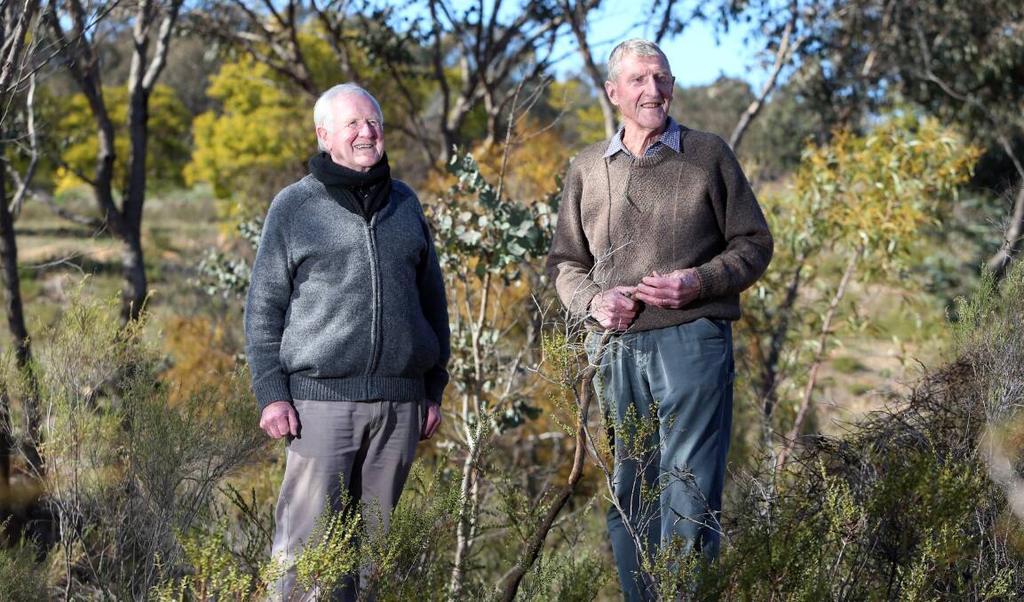 Conservation: POHAG committee member John Ellis and president Ian O'Halloran. Picture: GLENN DANIELS