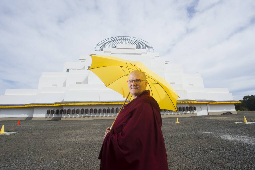 The Great Stupa of Universal Compassion. Pictures: DARREN HOWE