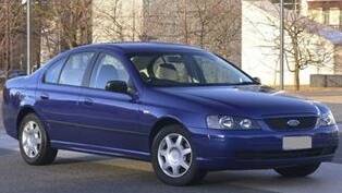 Police have released their first Facebook AMBER Alert warning in search of toddler Milena Malkic who is believed to be with her mother and father in a car similar to this blue Ford Falcon, registration 1HZ 4SU. Photo: VICTORIA POLICE