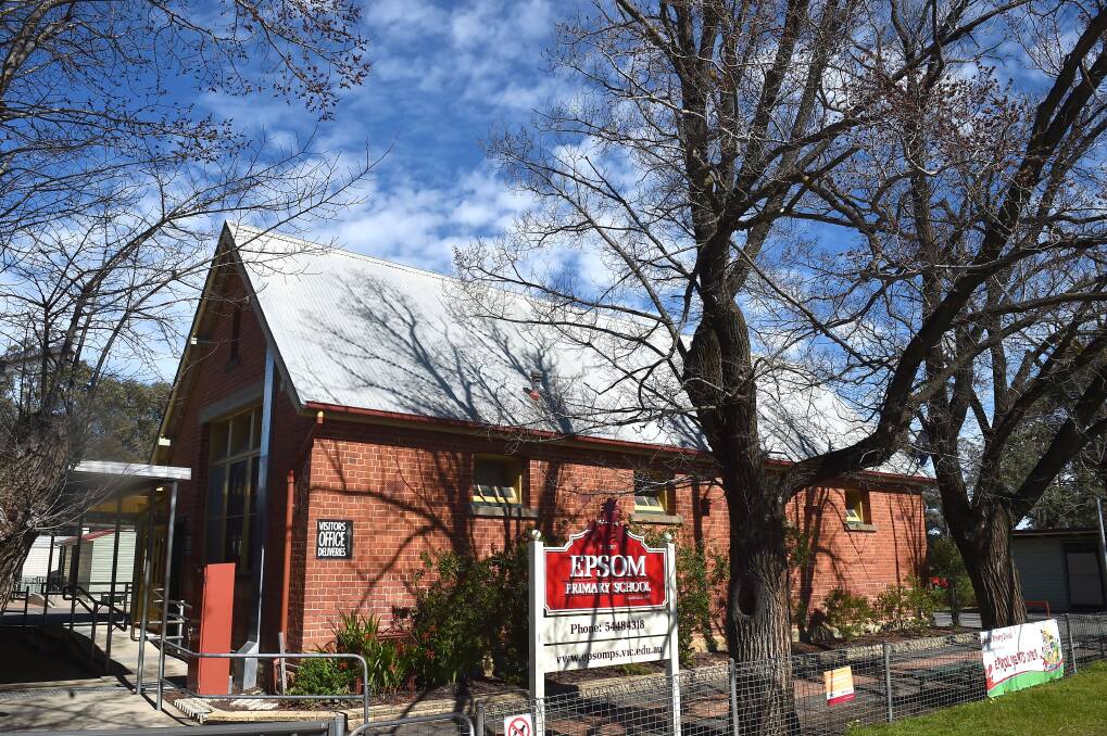 The Epsom Primary School building slated for demolition to make way for a planned redevelopment. Picture: NONI HYETT