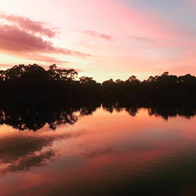 "Sunrise over Kennington Reservoir". Today's Instagram #picoftheday is by @rubyjude57 - tag your weather pics #bendigoweather and we'll feature the best ones here.