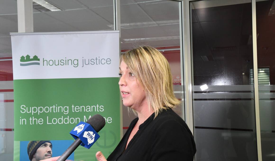 Housing Justice manager Kirsty Waller says they aim to support people fleeing family violence situations to find new homes. Picture: Adam Holmes