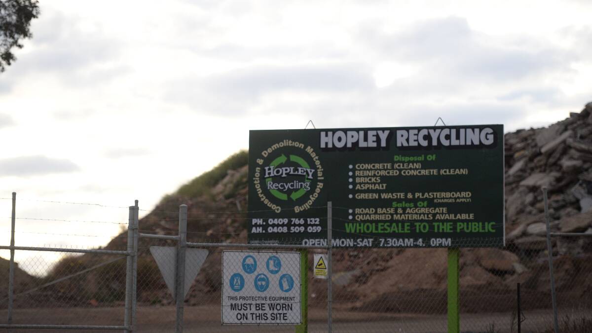 Hopley Recycling applied to temporarily use the former White Hills tip site for temporary storage in August 2014, which VCAT is considering.