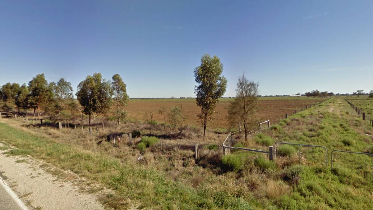 A property on the Murray Valley Highway between Kerang and Cohuna has been approved for a 5000-head piggery. Picture: Google