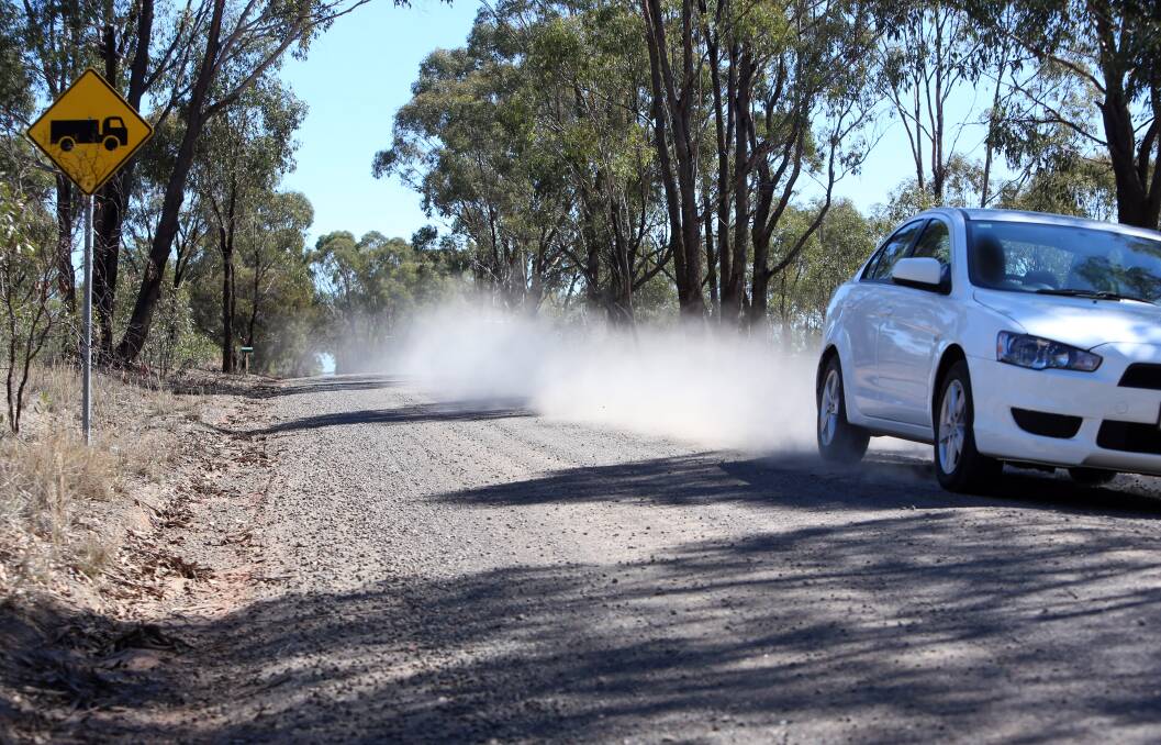 Residents of two roads  in Lockwood are calling on the council to fix their overly dusty roads. Picture: GLENN DANIELS