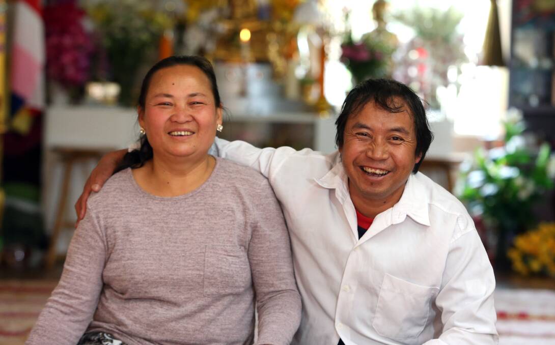 Kyaw Pyaint Pah Thei and Lah Su Pah Thei were the first Karen people to move to Bendigo, in 2007. The community has blossomed, and is the third largest demographic behind Australian and English. Picture: GLENN DANIELS