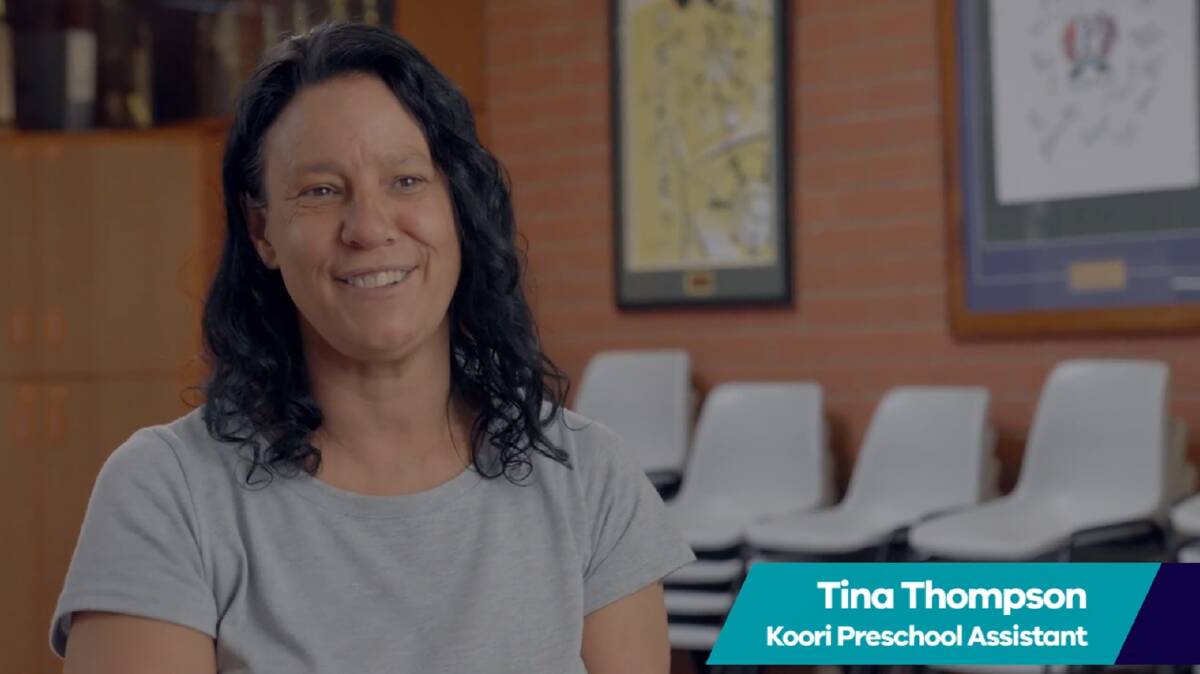 Tina Thompson, of Rochester, speaks about her work with the Njernda Aboriginal Corporation.