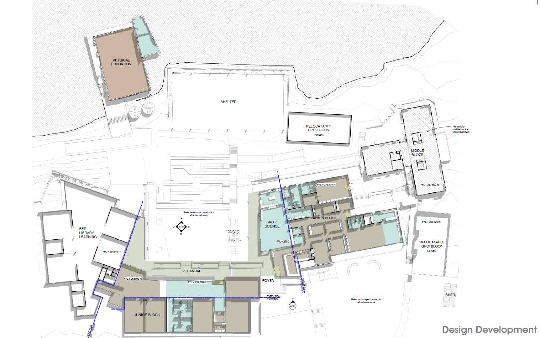 Plans for the upgraded Spring Gully Primary School.