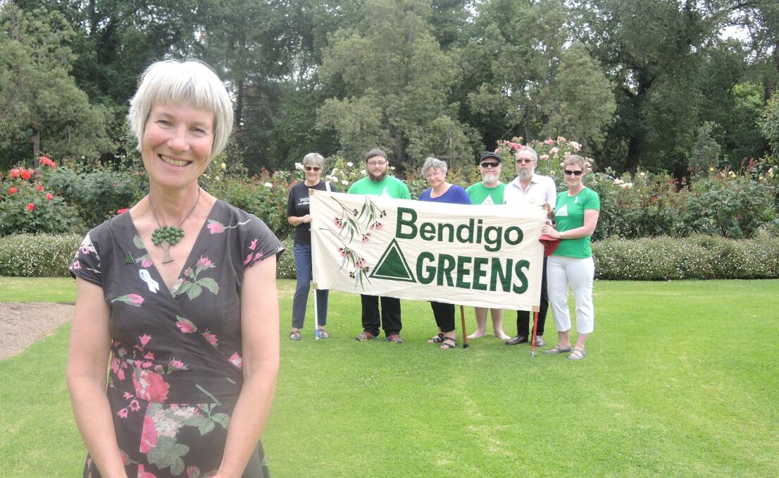 French teacher Rosemary Glaisher was announced as the Greens candidate for Bendigo at next year's federal election. Picture: ADAM HOLMES