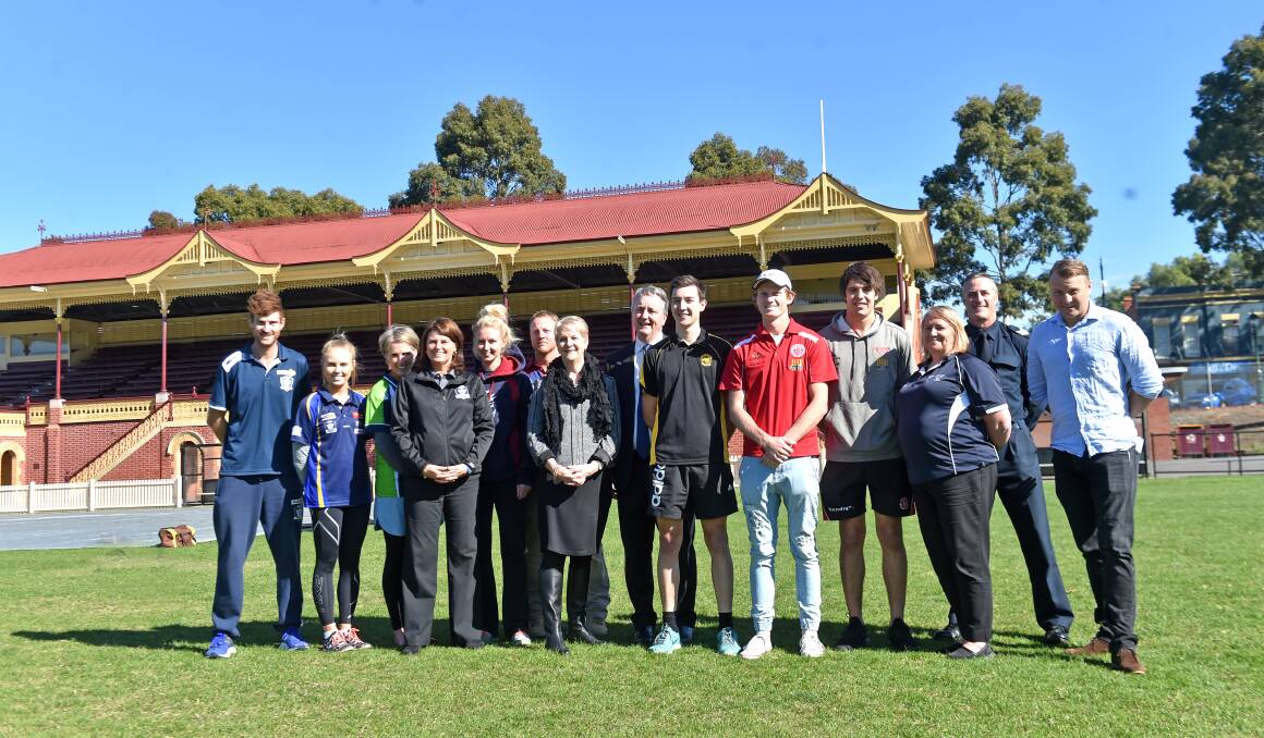 Sporting clubs met with mental health minister Martin Foley and local drug and alcohol addiction expert on Thursday as a new round of grants were released. Picture: DARREN HOWE