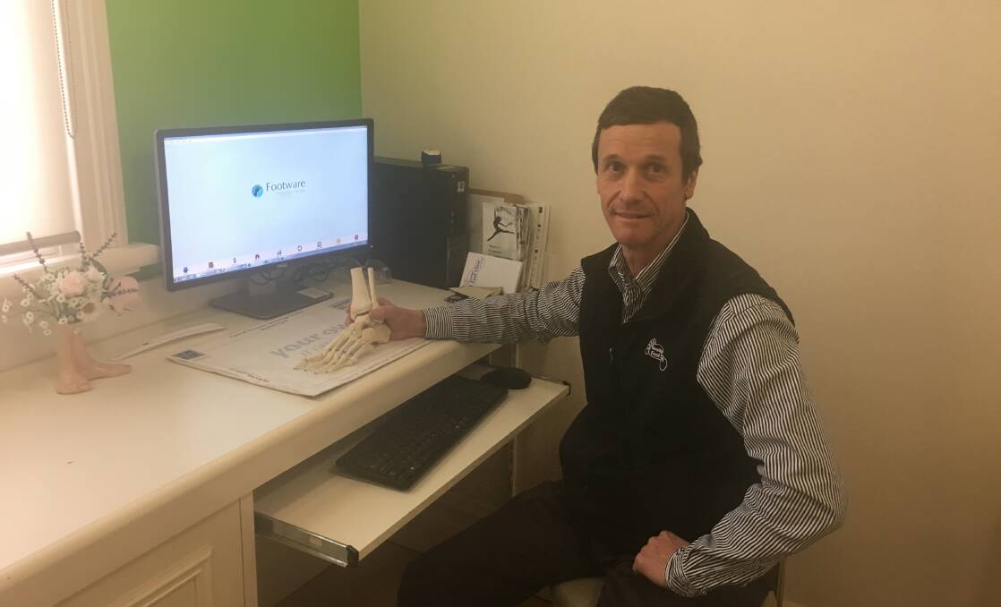 Bendigo Foot Clinic owner Nicholas Bate was advised not to connect to the NBN after finding out the closest available node was 1.2 kilometres away.