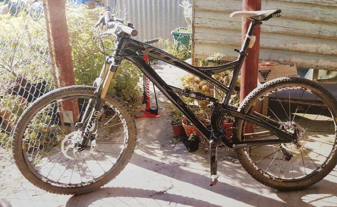 The mountain bike stolen from a house on Frederick Street.