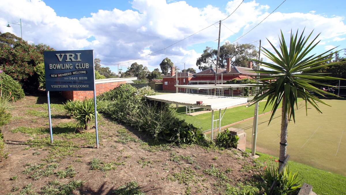The Bendigo Victorian Railways Institute Bowling Club feared it could close if early plans for a second overpass at the train station went ahead. Picture: GLENN DANIELS