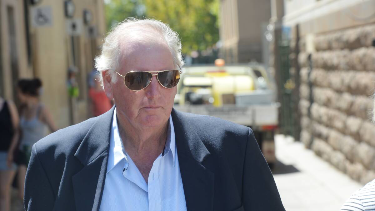 John O'Connell leaves the Bendigo County Court last week. Picture: DARREN HOWE