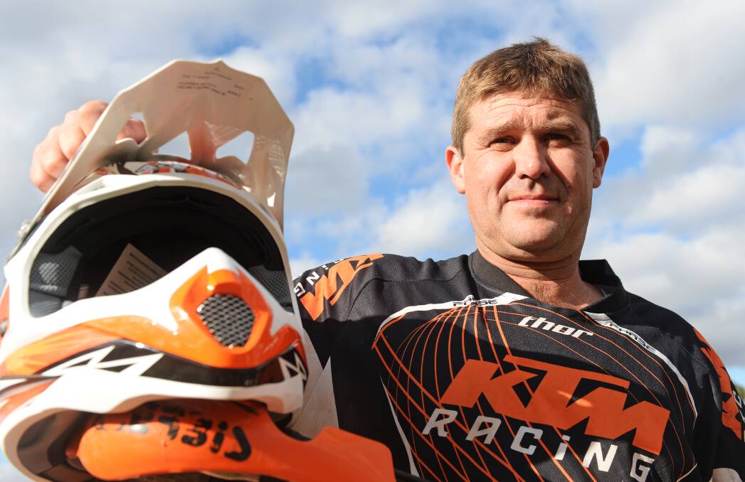 READY TO RACE: Heath Cain will be aboard his KTM 450 in this Sunday's round of the Bendigo Motorcycle Club's Pony Express. Picture: DARREN HOWE 