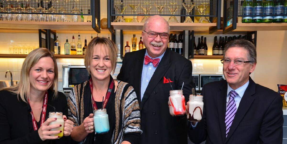 SACRIFICE: Bendigo Health's Dry July ambassadors Robyn Lindsay, Trudy Haines, Robin Munro and Graeme Stewart will give up alcohol for an entire month. Picture: CONTRIBUTED