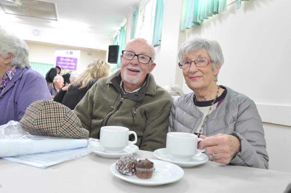 James and Judith Stephens travelled from Malmsbury to attend an aged care information session in Castlemaine. The couple first learned about the system reforms after Mr Stephens experienced health issues. Picture: NONI HYETT