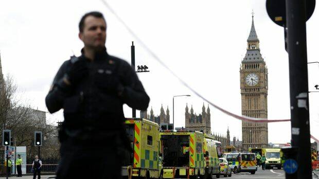 The British Parliament was placed on lockdown for hours. Photo: AP