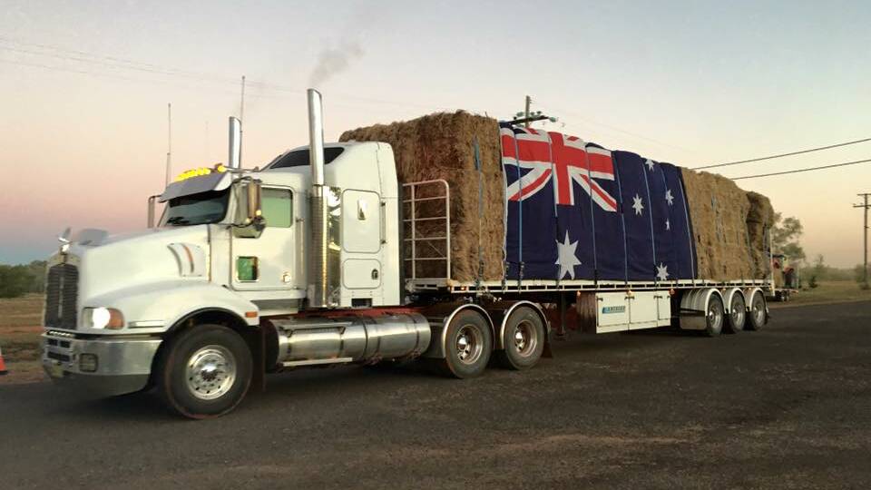 Social media pictures of the Burrumbuttock Hay Runners.