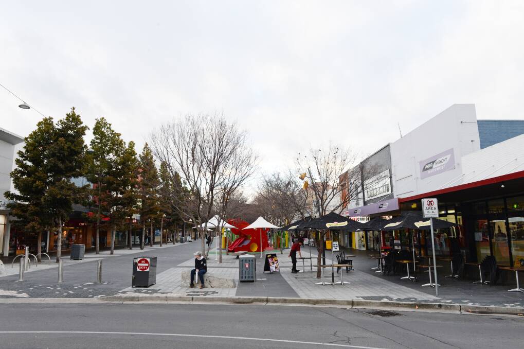 Stakeholders are keen to see areas such as Hargreaves Mall used to their best potential and full of people. Picture: DARREN HOWE