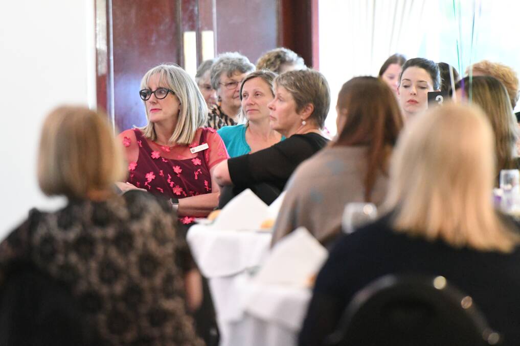 Bendigo Mayor Margaret O'Rourke, one of 200 attendees at the Zonta Club of Bendigo's 2018 International Women's Day Dinner in Bendigo. Picture: NONI HYETT