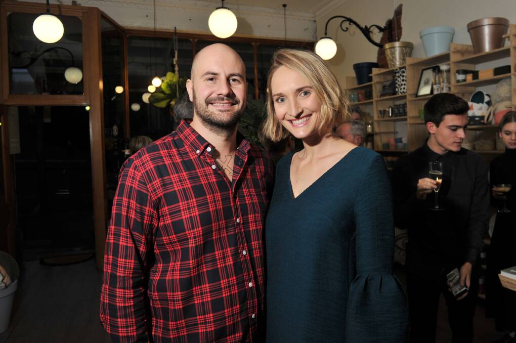 Kane Barri and Matisse Barri at the opening of Gathered in 2016 - one of the city's successful boutique stores.