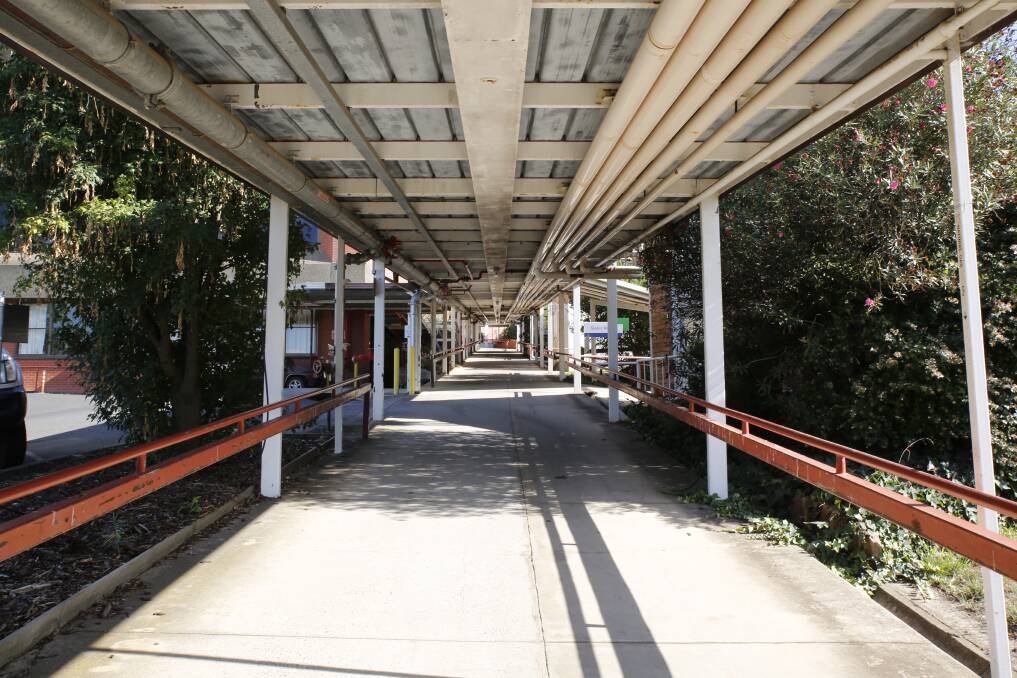 The hilly terrain at the Castlemaine Health has been identified as one of the site's challenges. Slopes had little impact on the satisfaction of hospital stay patients, which was 100 per cent in 2016.