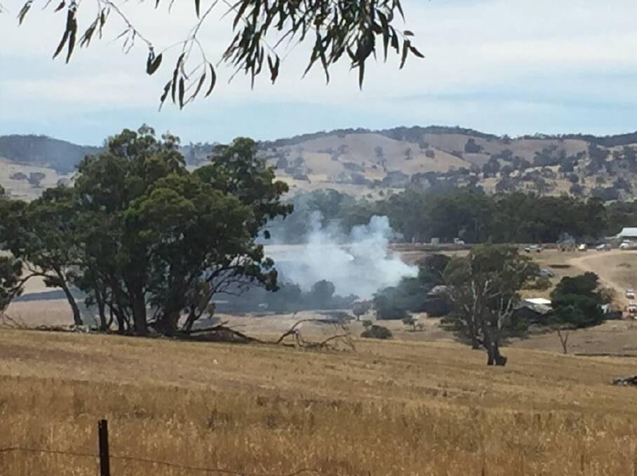 Emergency services respond to a fire at Ravenswood. Picture: NONI HYETT