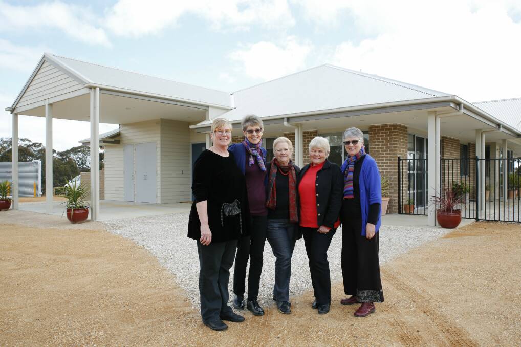 Mount Alexander Shire Accommodation and Respite Group members Bev Vines, Sue Harrison, Heather Morrison, Jan Jenkin and Robyn Spicer at the new respite house near Castlemaine. Picture: EMMA D'AGOSTINO