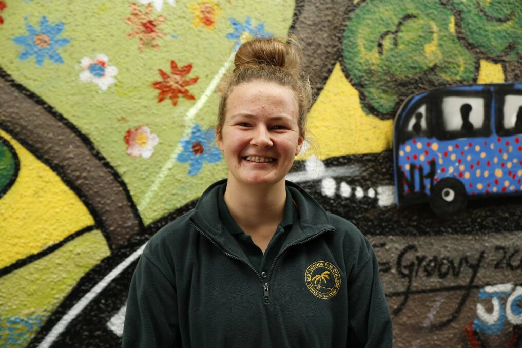 Jessica Demeo, one of a number of students grasping the opportunity to experience new cultures.