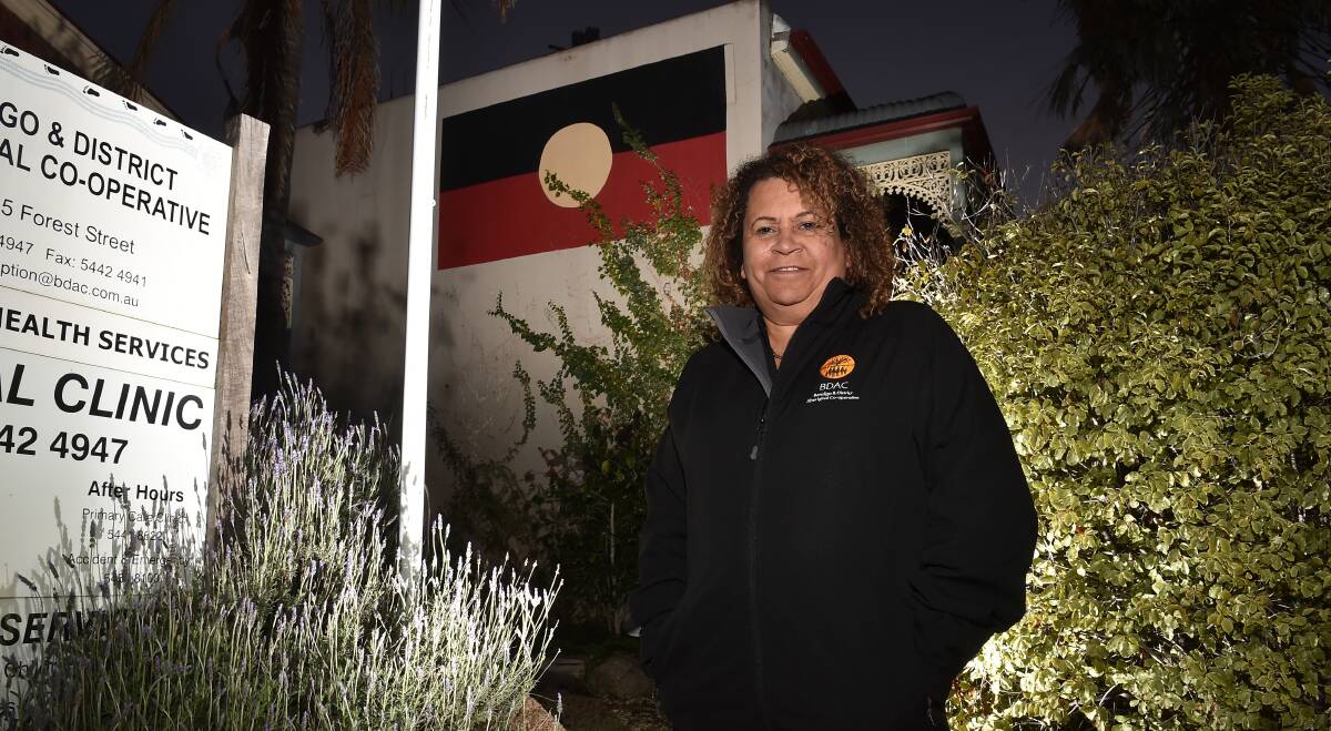 UNITY: Bendigo and District Aboriginal Co-Operative CEO Raylene Harradine. BDAC has launched a Big Give campaign. Picture: NONI HYETT