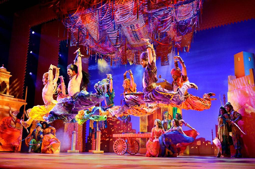 A scene from Aladdin: The Musical.