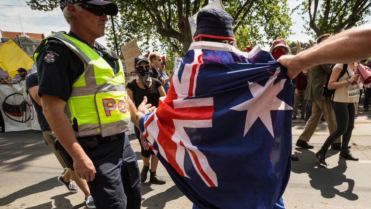 OFFICIAL DECREE: If Bushwhacked was the Baron of Bendigo, the only reason for wrapping yourself in an Australian flag would be a need for warmth, a genuine love of all things Australian, or a sudden attack of unexpected public nudity perhaps brought on by a surplus of bucks partying.