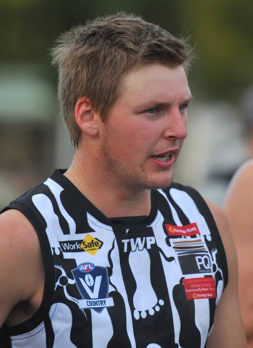 Captain Zach Hansford was one of Castlemaine's best on Saturday.