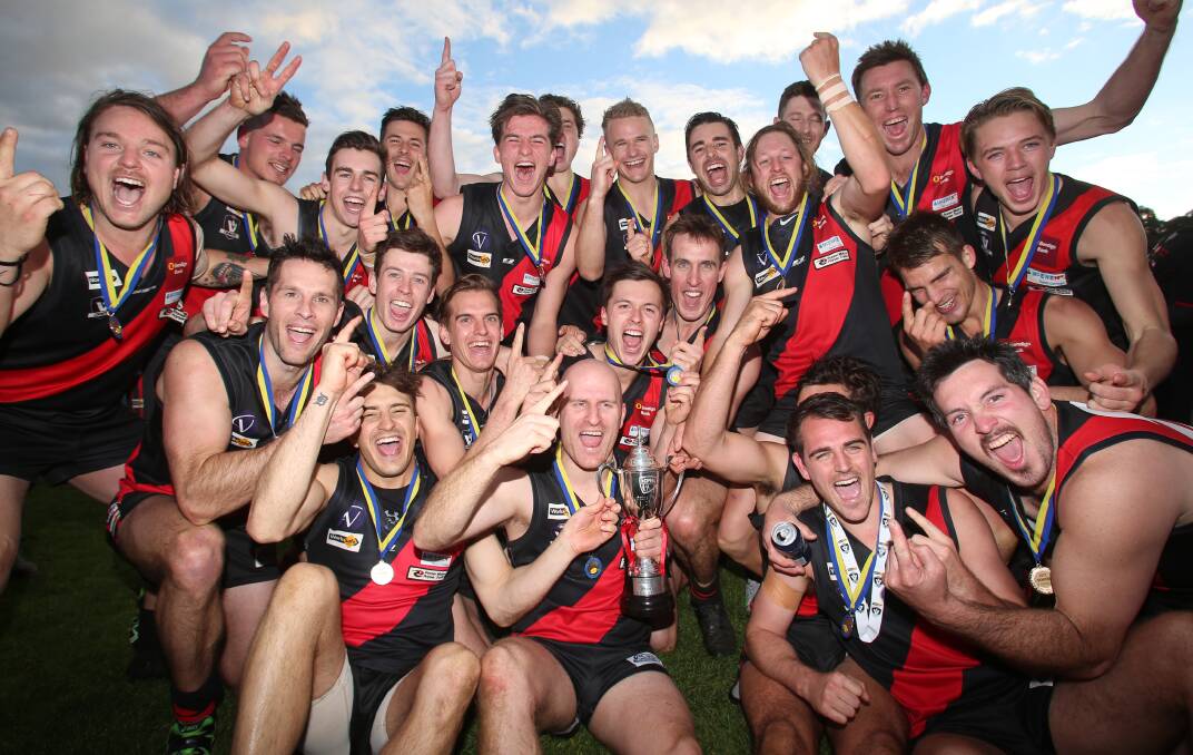 SEE THE BOMBERS FLY UP: Leitchville-Gunbower will carry the tag as the reigning premiers into 2018.
