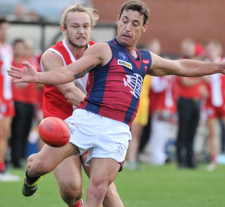 UP AND ABOUT: Sandhurst is 5-0 and with a percentage of 318 in its past five games in the Bendigo league.