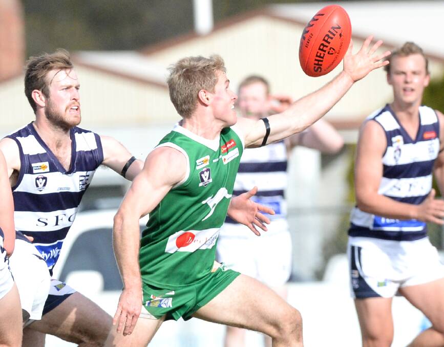 CONSISTENT: Midfielder Jonathan Lanyon featured in Kangaroo Flat's best players in 17 of the Roos' 18 games in his first season at Dower Park.