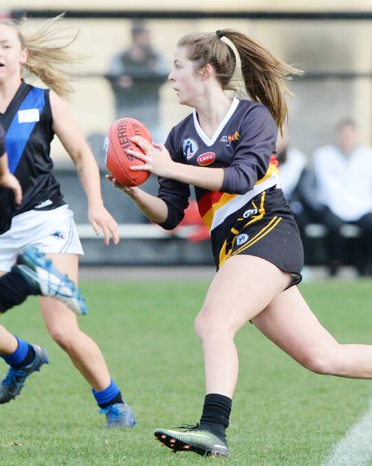 YOUNG GUN: Bendigo Thunder star Tiahna Cochrane won the Northern Football League Women's Coaches Player of the Year this week with 69 votes.