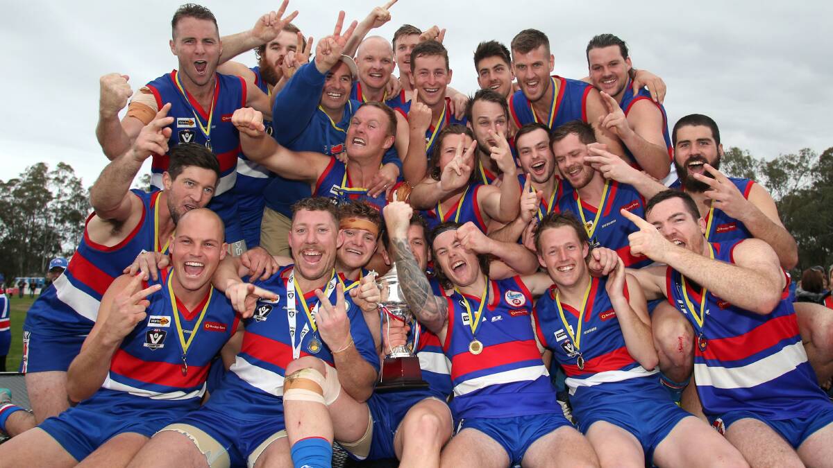 BACK-TO-BACK: North Bendigo defeated Leitchville-Gunbower by 20 points to win a second Heathcote District premiership in a row on Saturday. Picture: GLENN DANIELS
