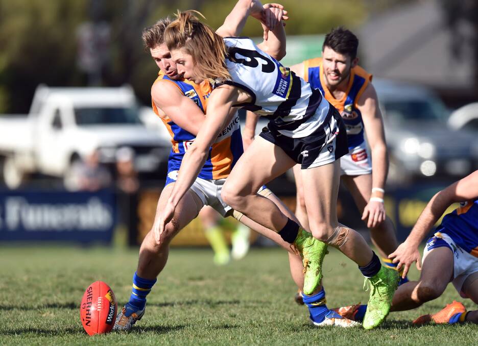 SILVERWARE: Strathfieldsaye and Golden Square have combined for the past seven premierships.